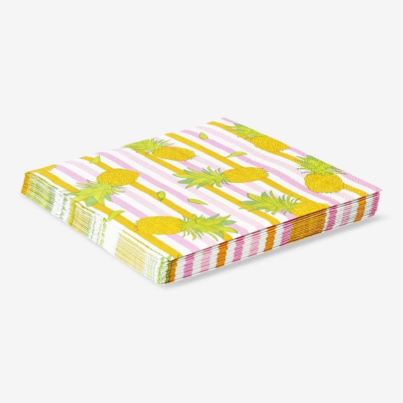 Pineapple napkins - 16 pcs