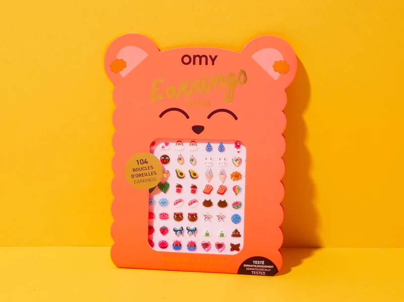 Pendientes pegatinas Kawaii · Omy