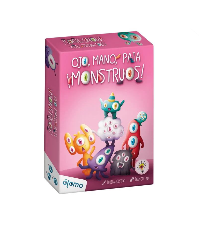 Ojo, Mano, Pata, Monstruo · Átomo