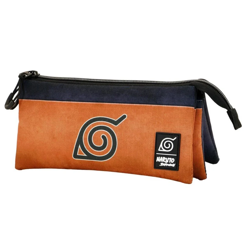 Estuche Triple Símbolo Konoha - Naruto Shippuden