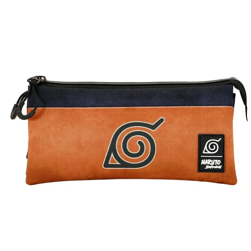 Estuche Triple Símbolo Konoha - Naruto Shippuden
