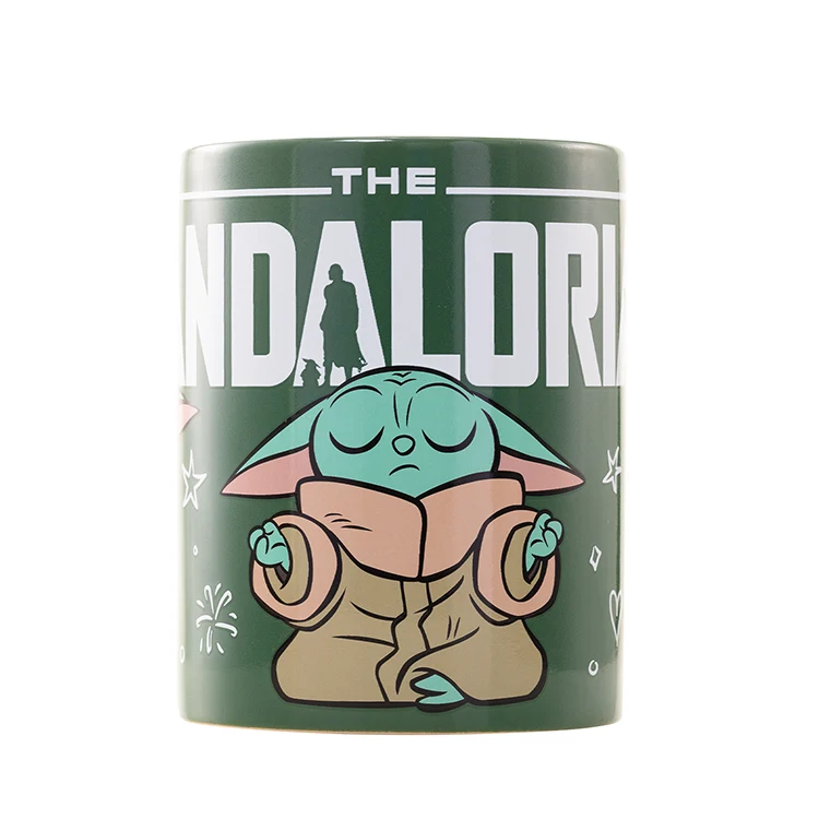 Taza con Funda de Peluche Grogu - Star Wars The Mandalorian 440ml