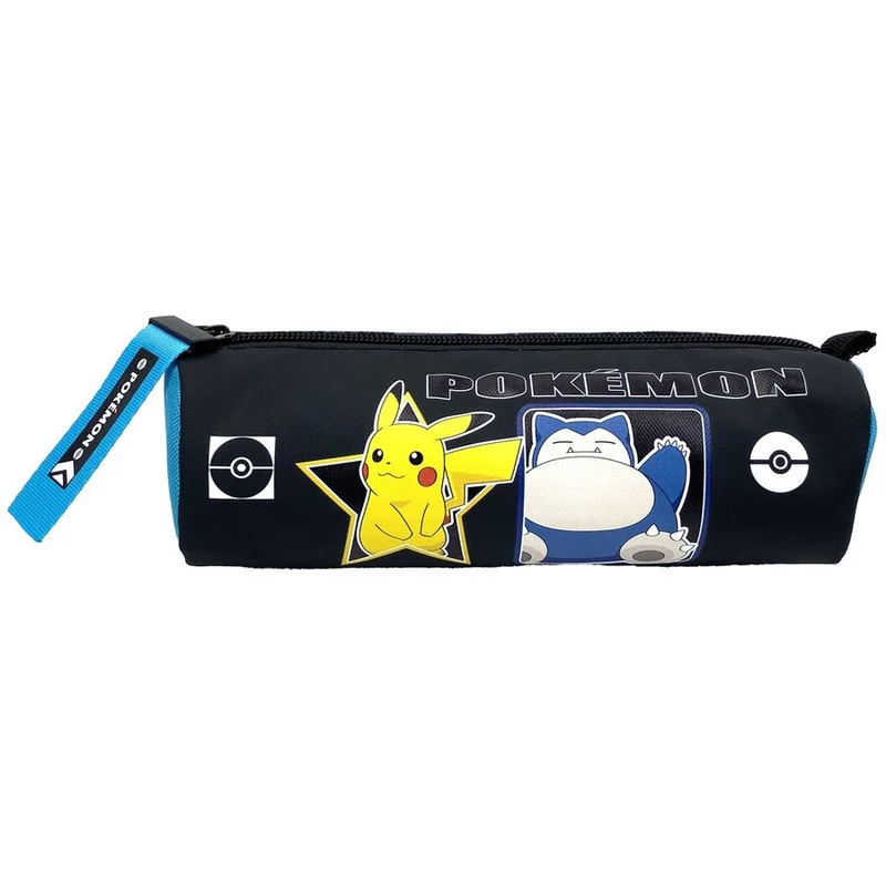 Estuche Redondo Pikachu y Snorlax - Pokémon