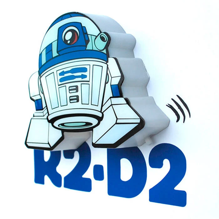 Lámpara 3D Mini R2d2 - Star Wars