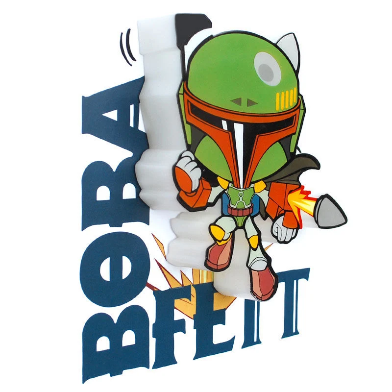 Lámpara 3D Mini Boba Fett - Star Wars