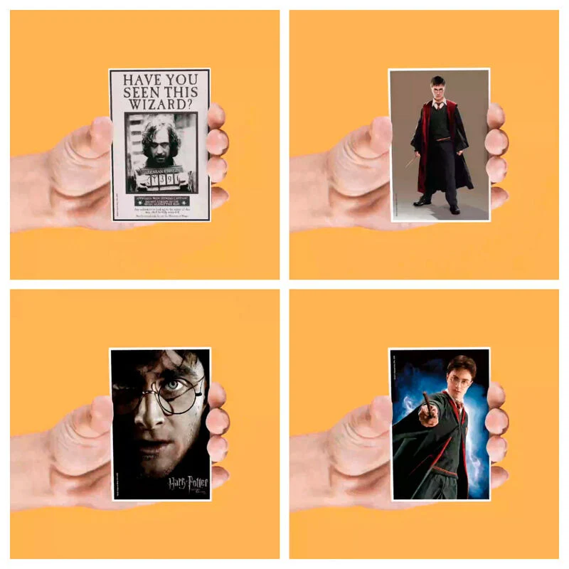 Set 4 Imanes Lenticulares - Harry Potter