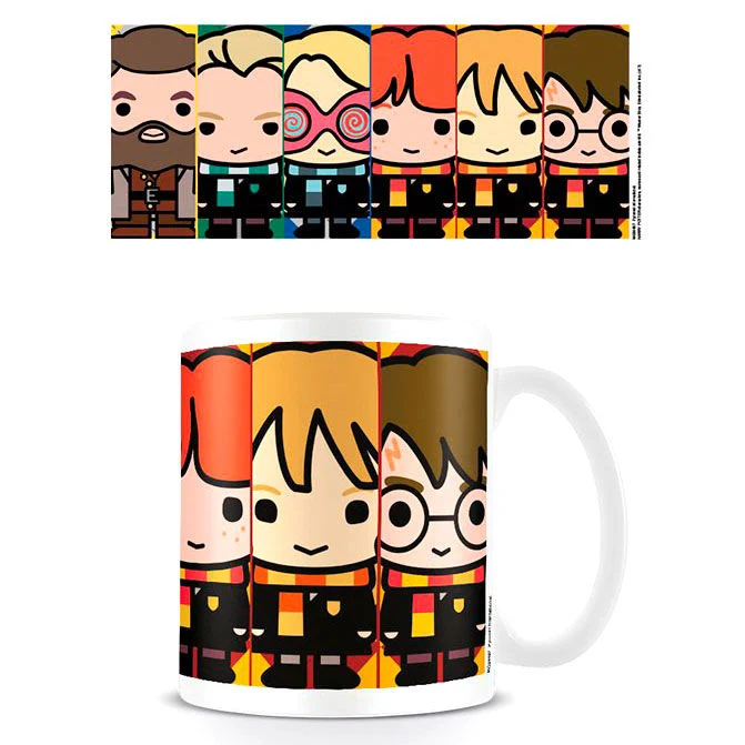 Taza Chibi Personajes Harry Potter 315ml