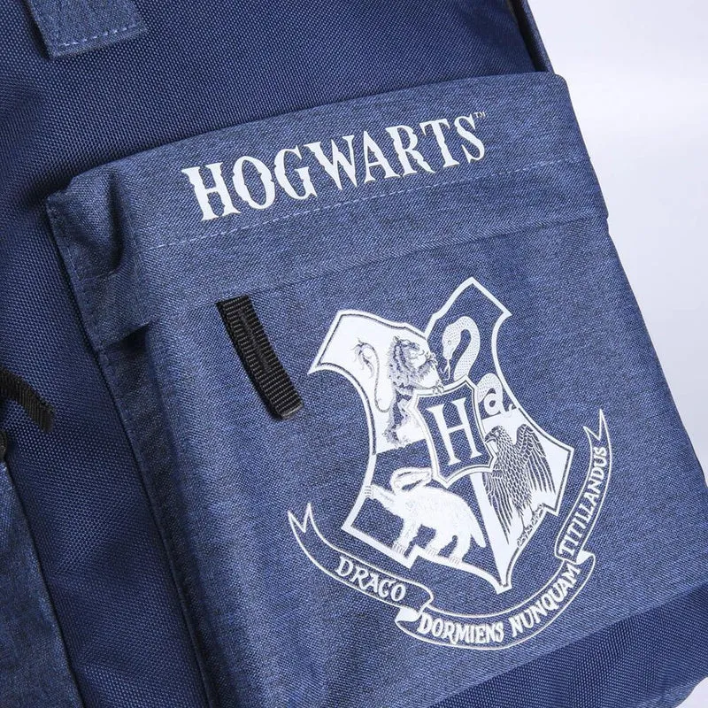 Mochila Azul Hogwarts - Harry Potter 36cm