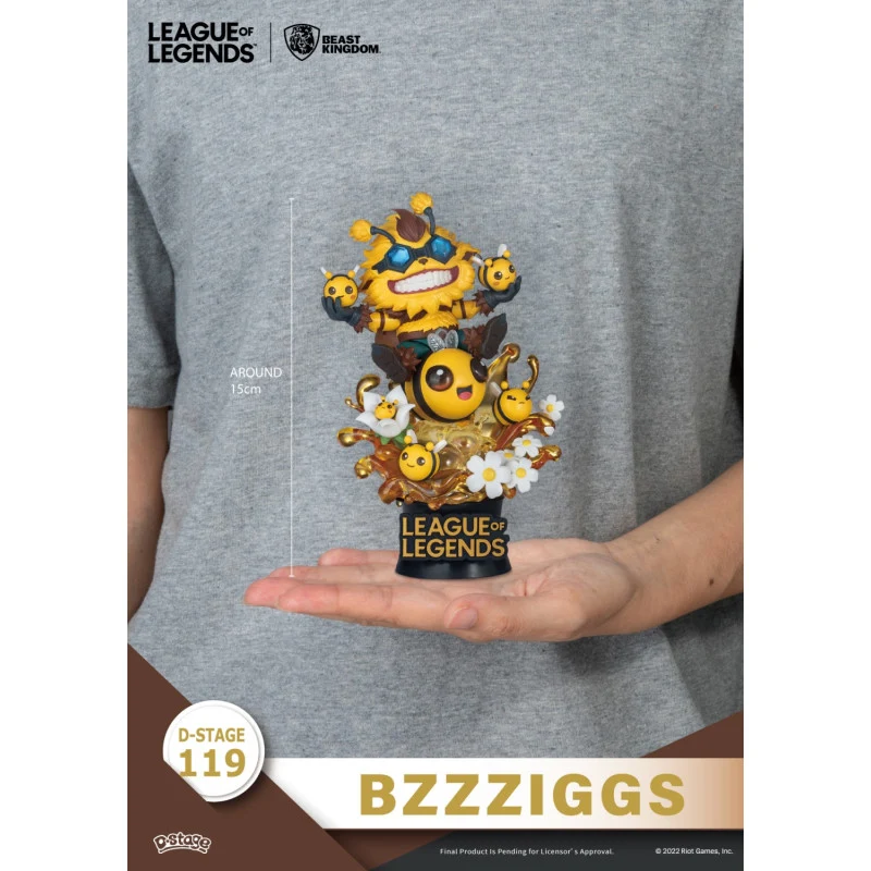 Set 2 Figuras Beemo & Bzzzigs - League of Legends Diorama D-Stage 15cm