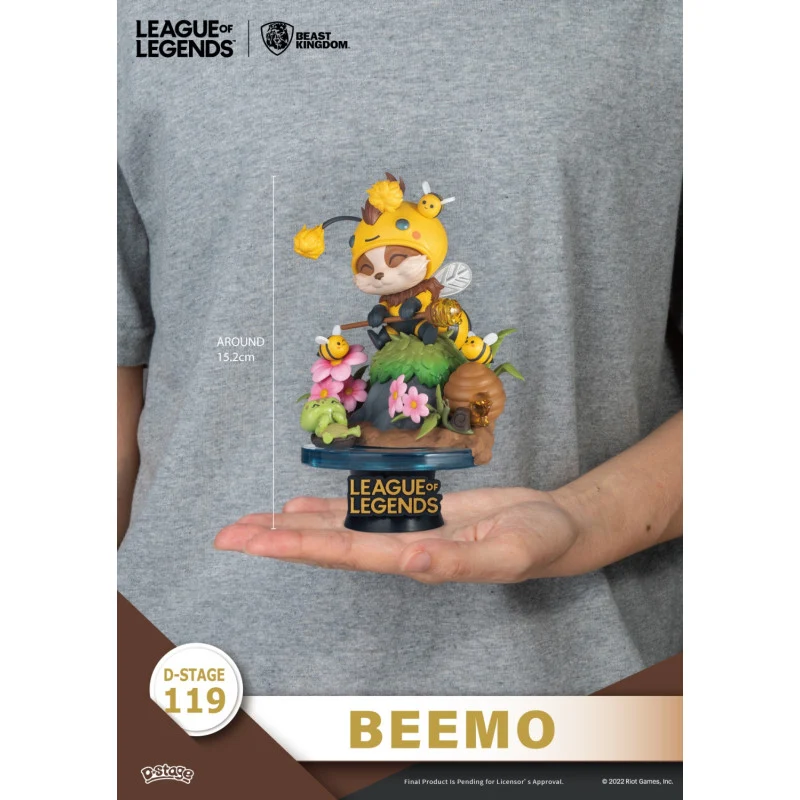 Set 2 Figuras Beemo & Bzzzigs - League of Legends Diorama D-Stage 15cm