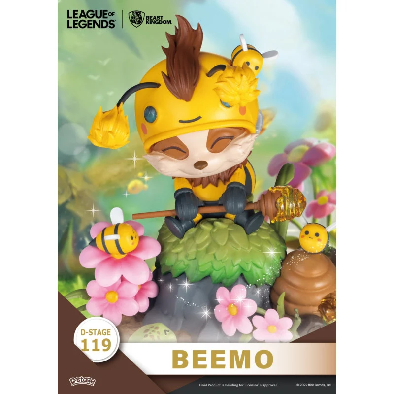 Set 2 Figuras Beemo & Bzzzigs - League of Legends Diorama D-Stage 15cm