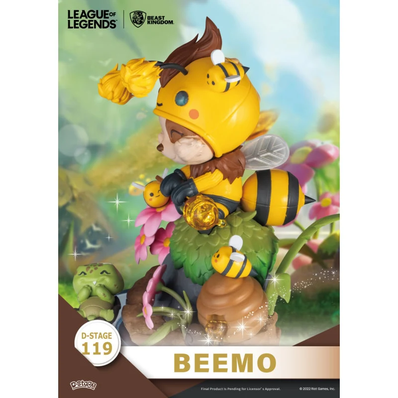 Set 2 Figuras Beemo & Bzzzigs - League of Legends Diorama D-Stage 15cm