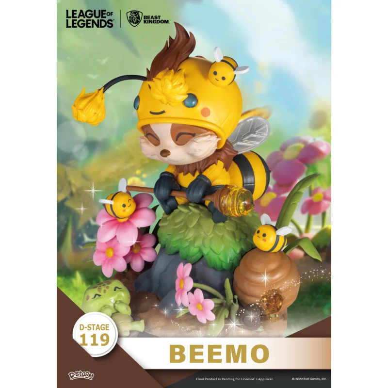 Set 2 Figuras Beemo & Bzzzigs - League of Legends Diorama D-Stage 15cm