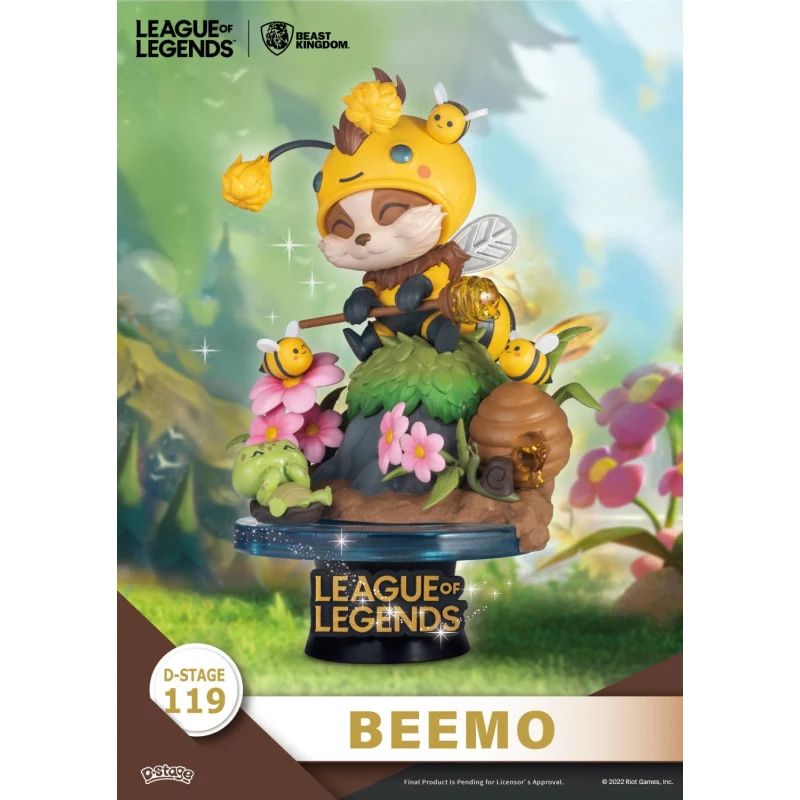 Set 2 Figuras Beemo & Bzzzigs - League of Legends Diorama D-Stage 15cm