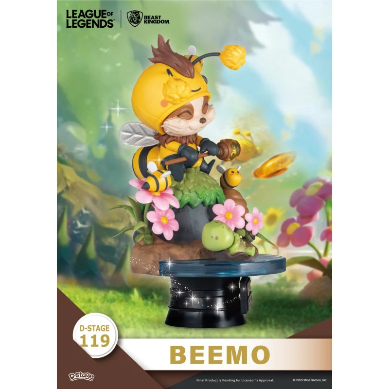 Set 2 Figuras Beemo & Bzzzigs - League of Legends Diorama D-Stage 15cm