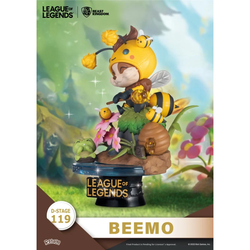 Set 2 Figuras Beemo & Bzzzigs - League of Legends Diorama D-Stage 15cm