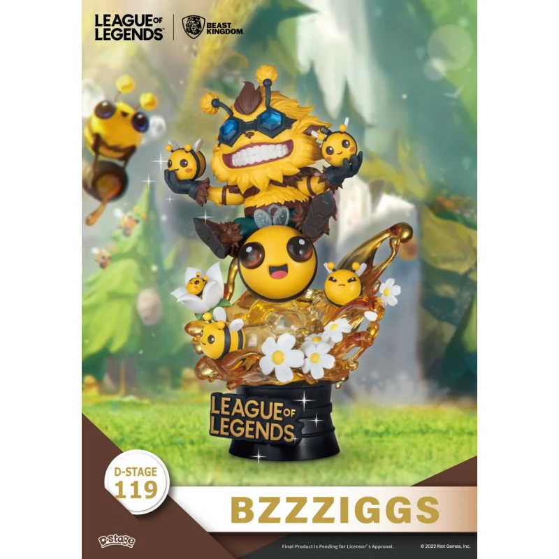 Set 2 Figuras Beemo & Bzzzigs - League of Legends Diorama D-Stage 15cm