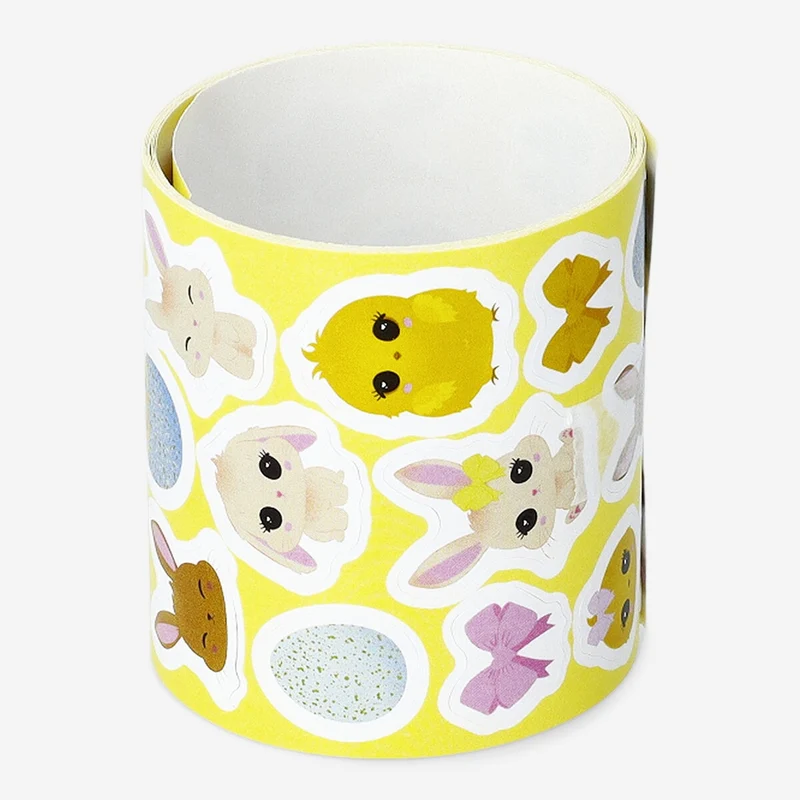 Roll of animal stickers
