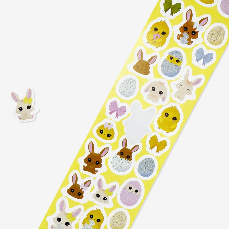 Roll of animal stickers