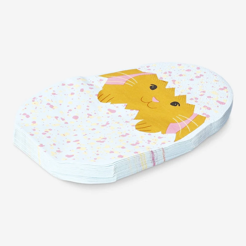 Easter egg with bunny napkins - 16 pcs
