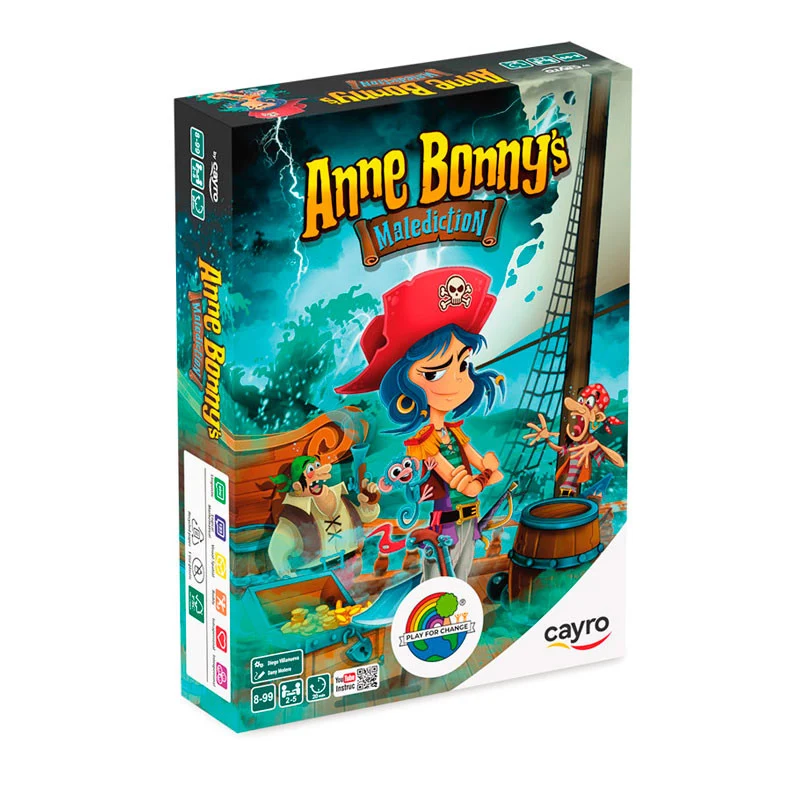 Anne Bonny’s Malediction - Juego de mesa - Cayro - 2-5 jugadores - 8+ años - 20 min