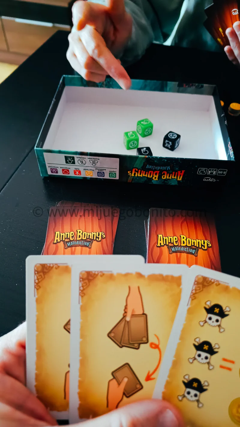 Anne Bonny’s Malediction - Juego de mesa - Cayro - 2-5 jugadores - 8+ años - 20 min