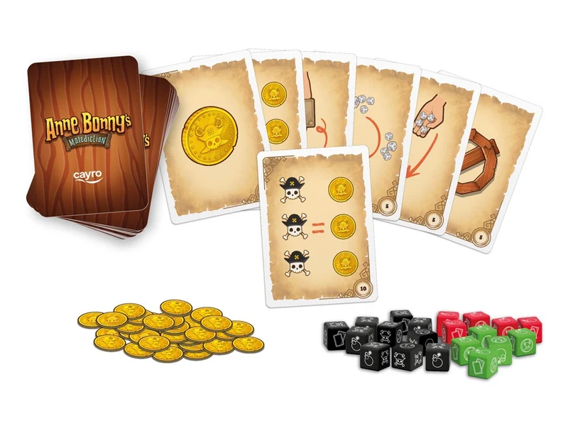 Anne Bonny’s Malediction - Juego de mesa - Cayro - 2-5 jugadores - 8+ años - 20 min