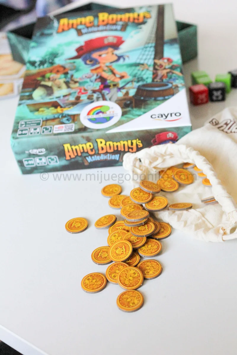Anne Bonny’s Malediction - Juego de mesa - Cayro - 2-5 jugadores - 8+ años - 20 min