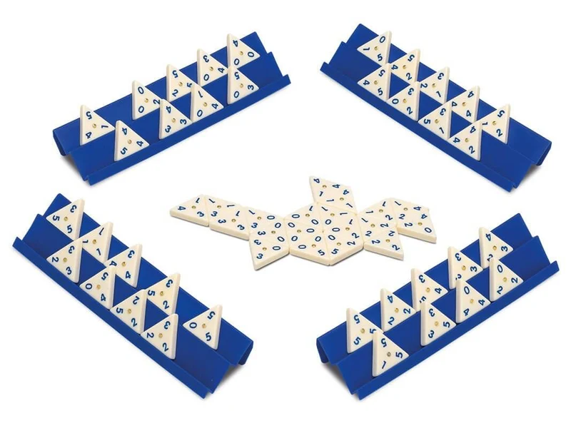 Domino Triangular Caja Metálica - Juego de mesa - Cayro - 2-4 jugadores - 8+ años - 30 min