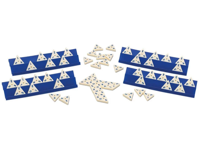 Domino Triangular Caja Metálica - Juego de mesa - Cayro - 2-4 jugadores - 8+ años - 30 min
