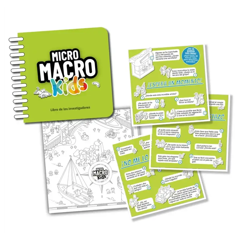 Micro Macro Kids - Juego de mesa - SD GAMES - 1-4 jugadores - 6+ años - 15-45 min