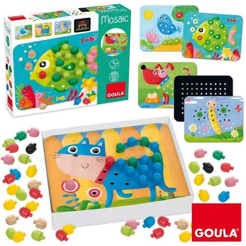 MOSAICO - Juego de mesa - Goula - 1 jugador - 3+ años - 20 min