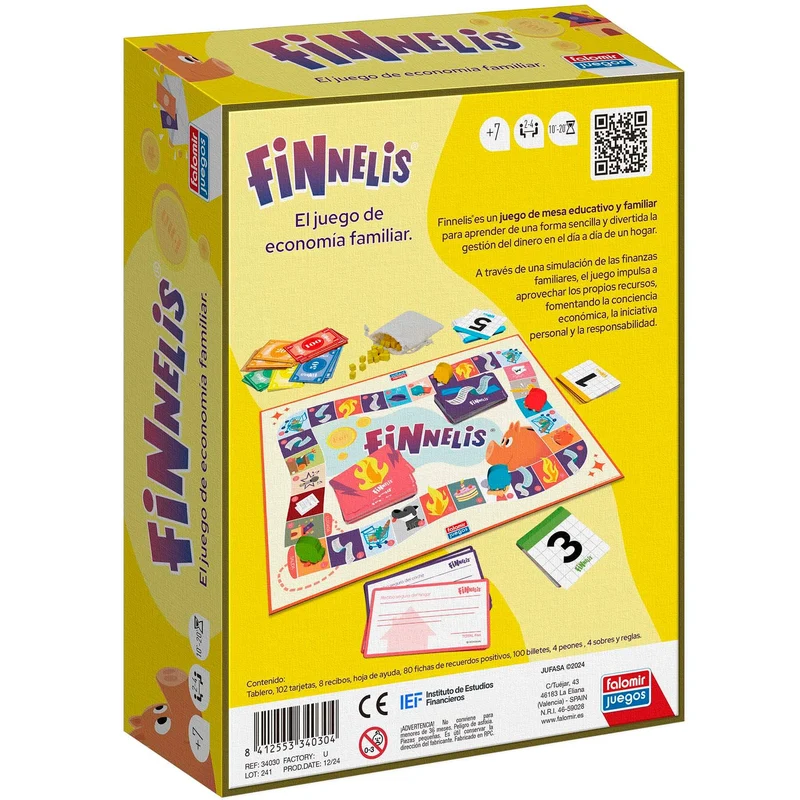 Finnelis - Juego de mesa - FALOMIR - 2-4 jugadores - 7+ años - Menos de 30 min