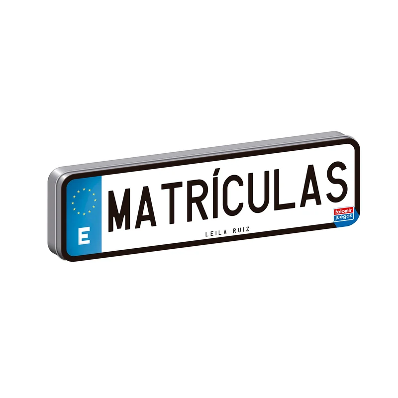 Matrículas - Juego de mesa - FALOMIR - 2-5 jugadores - 5+ años - 15 min
