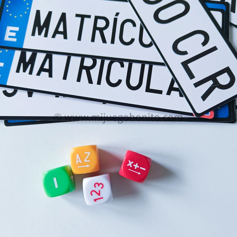 Matrículas - Juego de mesa - FALOMIR - 2-5 jugadores - 5+ años - 15 min