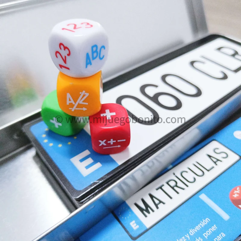 Matrículas - Juego de mesa - FALOMIR - 2-5 jugadores - 5+ años - 15 min