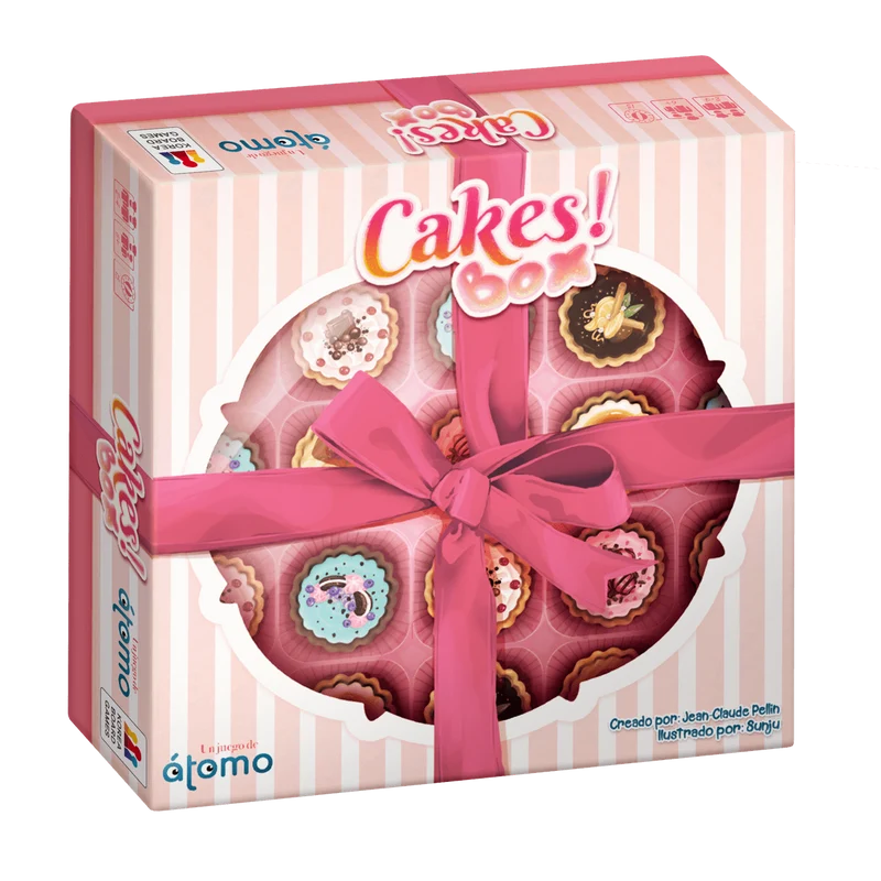 Cakes Box ! - Juego de mesa - Atomo - 2-4 jugadores - 6+ años - 15 min