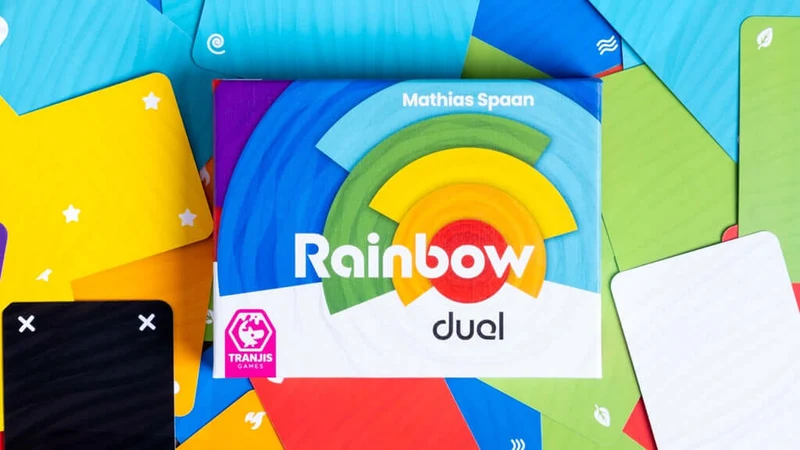 Rainbow Duel - Juego de mesa - Tranjis - 2 jugadores - 7+ años - 15 min
