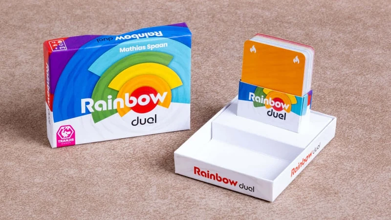 Rainbow Duel - Juego de mesa - Tranjis - 2 jugadores - 7+ años - 15 min