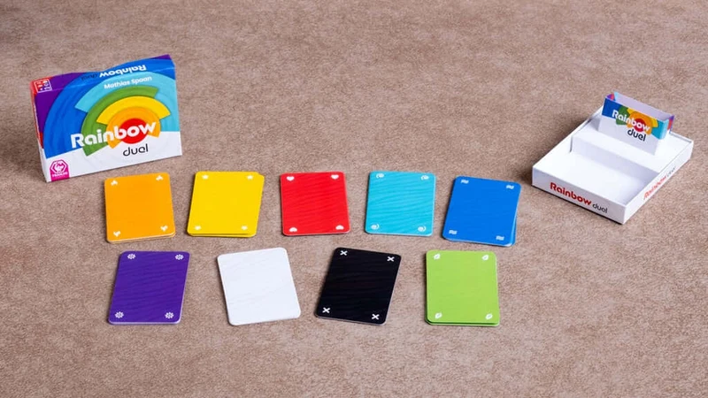 Rainbow Duel - Juego de mesa - Tranjis - 2 jugadores - 7+ años - 15 min