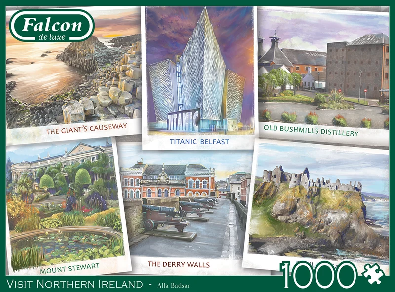 Falcon - Visit Northern Ireland (1000 pieces)