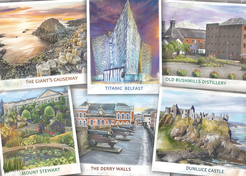 Falcon - Visit Northern Ireland (1000 pieces)