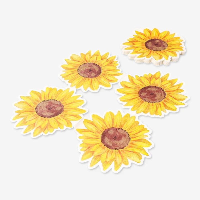 Sunflower napkins - 16 pcs