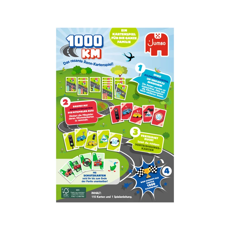 1000KM kartenspiel