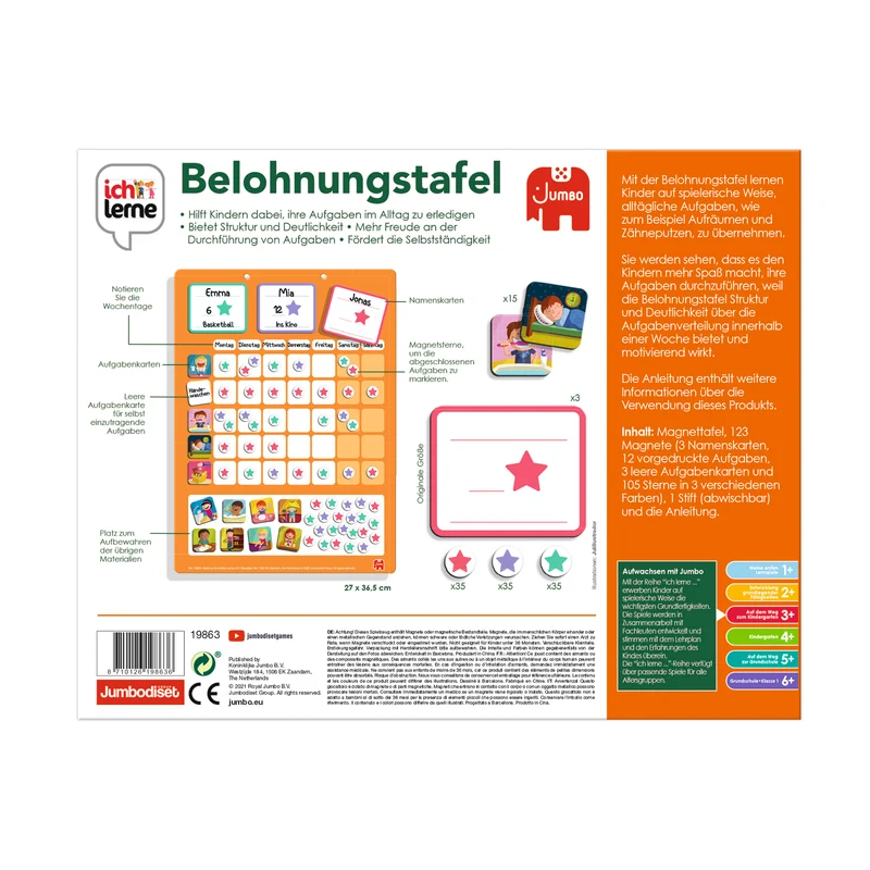 Ich lerne - Belohnungstafel