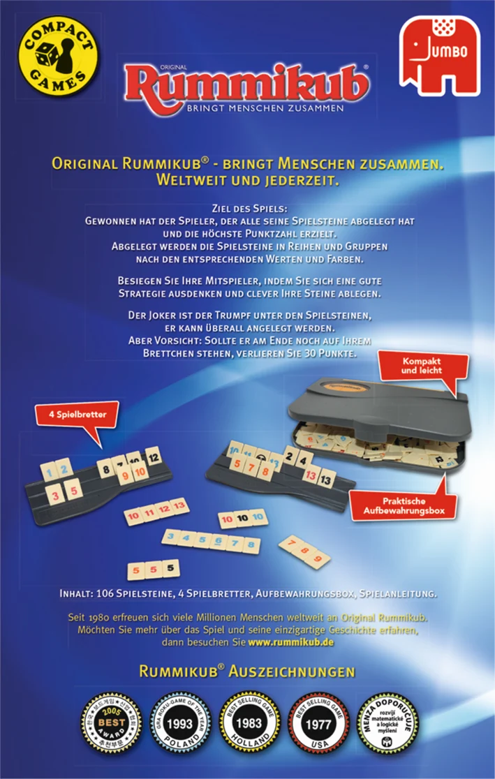 Original Rummikub Kompaktspiel