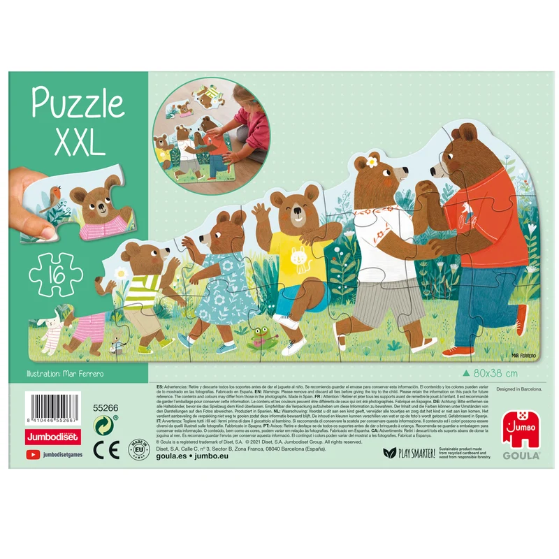Goula - Puzzle XXL Bear Family