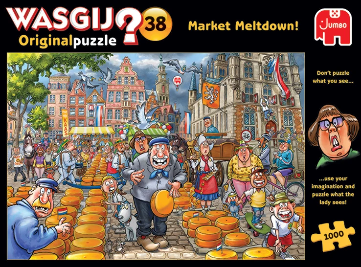 Wasgij Original 38 - Market Meltdown! (1000 pieces)