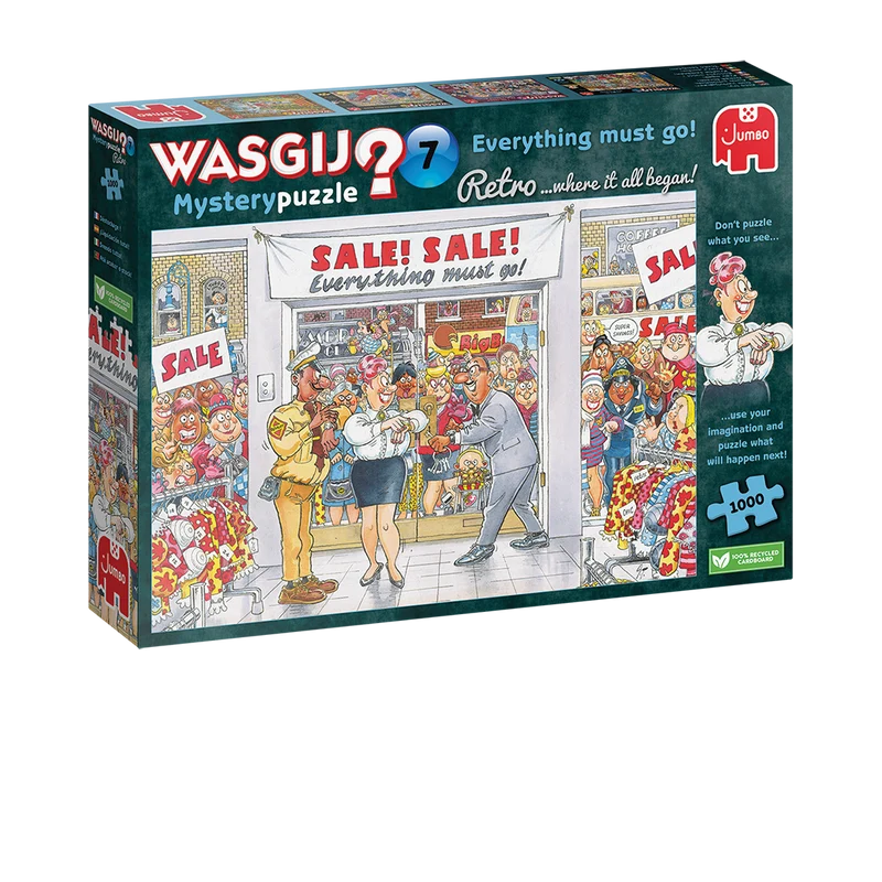 Wasgij Retro Mystery 7 - Everything Must Go! (1000 pieces)