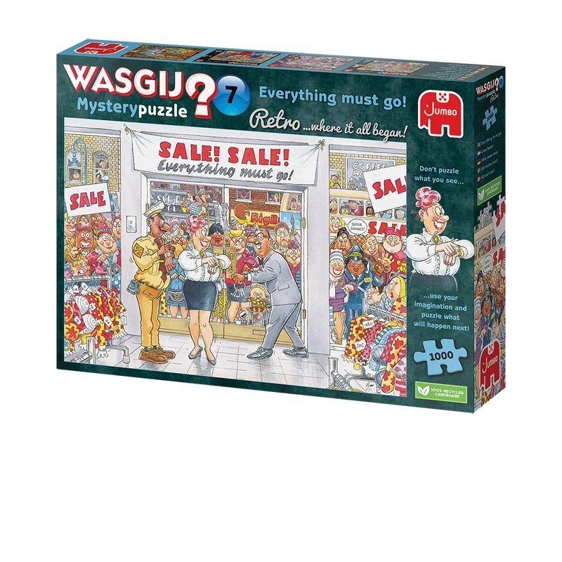 Wasgij Retro Mystery 7 - Everything Must Go! (1000 pieces)